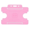 Bilde av Bio badge Cardholder/carrying face open plastic pink (horizontal/landscape). 60270459 (DE,SE,NO,FI,RO,PL)